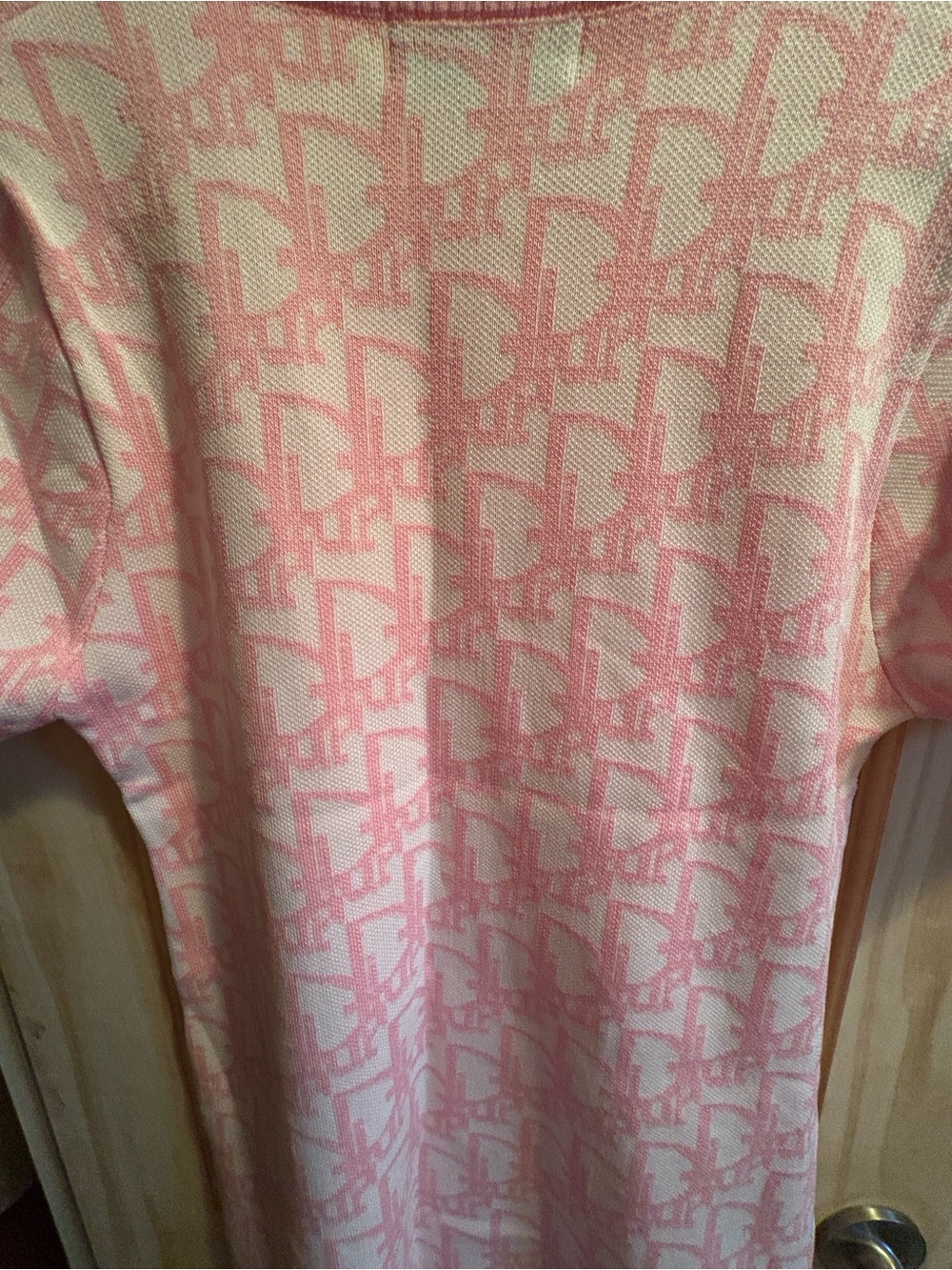 Fashion Pink Logo Knit Dress - Picture 4 of 5